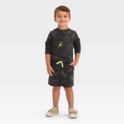 Toddler Boys' Monster Halloween Crewneck And Shorts Set - Cat & Jack™ Black 7 Toddler Boys' Monster Halloween Crewneck And Shorts Set - Cat & Jack™ Black -CAT & JACK Shop GUEST 57b13768 85af 42b1 bb85 9a7735bf11ea
