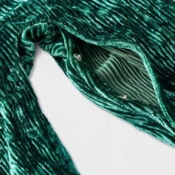 Baby Girls' Crinkle Crushed Velour Romper With Headband - Cat & Jack™ Green -CAT & JACK Shop GUEST 57de12f6 fd42 4a54 a405 1b423532242e