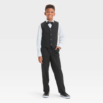 Boys' Tuxedo Suit Jacket - Cat & Jack™ Black 2 Boys' Tuxedo Suit Jacket - Cat & Jack™ Black - Image 2