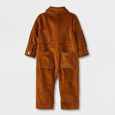 Baby Boys' Corduroy Jumpsuit - Cat & Jack™ Brown 1 Baby Boys' Corduroy Jumpsuit - Cat & Jack™ Brown