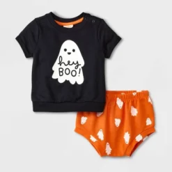 Baby 2pc 'Hey Boo' Sweatshirt & Shorts Set - Cat & Jack™ Black -CAT & JACK Shop GUEST 59a7f13a 25fc 41ae b173 4e8667cd6c37