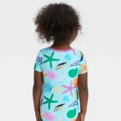 Toddler Girls' Seashell One Piece Swimsuit - Cat & Jack™ Blue -CAT & JACK Shop GUEST 5a82afae 3e7f 4203 8f07 ad7b95dd645a
