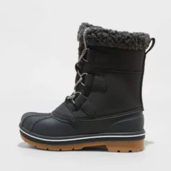 Kids' Kit Lace-Up Winter Boots - Cat & Jack™