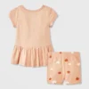 Baby Girls' 2pc Smiling Pumpkin Peplum T-Shirt And Bike Shorts Set - Cat & Jack™ Peach Orange -CAT & JACK Shop GUEST 5e2687dd 0c65 4f7d bcc1 32b1068b32d1