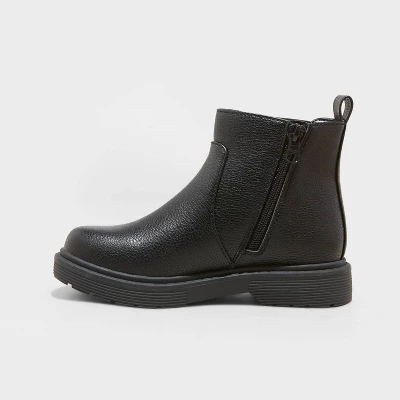 Girls' Zita Zipper Chelsea Boots - Cat & Jack™ 1 Girls' Zita Zipper Chelsea Boots - Cat & Jack™