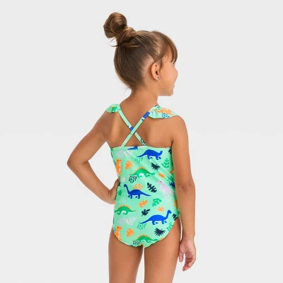 Toddler Girls' Ruffle One Piece Swimsuit - Cat & Jack™ 2 Toddler Girls' Ruffle One Piece Swimsuit - Cat & Jack™ - Image 2