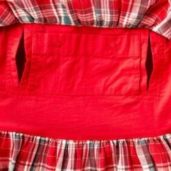 Toddler Girls' Adaptive Abdominal Access Long Sleeve Plaid Tiered Woven Dress - Cat & Jack™ Red -CAT & JACK Shop GUEST 608064f2 48fa 477e af67 1c2ea628560e