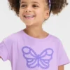 Toddler Girls' Butterfly Graphic T-Shirt - Cat & Jack™ Lilac Purple 9 Toddler Girls' Butterfly Graphic T-Shirt - Cat & Jack™ Lilac Purple -CAT & JACK Shop GUEST 61280b85 91eb 4753 a4f2 fa74c54624b3