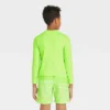Boys' Solid Long Sleeve Rash Guard Swim Shirt - Cat & Jack™ Lime Green 6 Boys' Solid Long Sleeve Rash Guard Swim Shirt - Cat & Jack™ Lime Green -CAT & JACK Shop GUEST 62bfa2ca 559f 4b9d a17b 1bd99a81e6f3