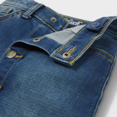 Toddler Girls' Denim Button-Front Skirt - Cat & Jack™ Blue 2 Toddler Girls' Denim Button-Front Skirt - Cat & Jack™ Blue - Image 2