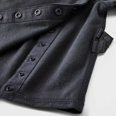 Baby Adaptive Side Snap Long Sleeve T-Shirt - Cat & Jack™ Black 3 Baby Adaptive Side Snap Long Sleeve T-Shirt - Cat & Jack™ Black - Image 3