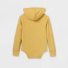 Girls' Adaptive Hooded Adjustable Long Sleeve Bodysuit - Cat & Jack™ Light Mustard Yellow -CAT & JACK Shop GUEST 69645082 9f47 415d 890c 2e0d3c8feb35
