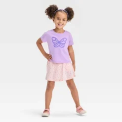 Toddler Girls' Butterfly Graphic T-Shirt - Cat & Jack™ Lilac Purple -CAT & JACK Shop GUEST 69e93235 fd54 4ff2 aac9 fe9ccf764da4