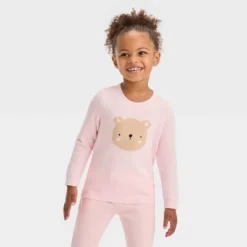 Toddler Girls' Bear Face Pullover Sweater - Cat & Jack™ Pink -CAT & JACK Shop GUEST 6a8f719c fa14 4bff a873 149e4e674a58