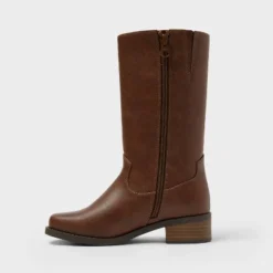 Girls' Sade Stove Pipe Boots - Cat & Jack™ Brown