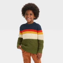 Toddler Boys' Colorblock Sweater - Cat & Jack™ Olive Green/Navy Blue/Orange -CAT & JACK Shop GUEST 6ae408fa 77fc 4fa8 becc 7e5faeacded0