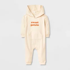 Baby Sweet Potato Hooded Romper - Cat & Jack™ Cream -CAT & JACK Shop GUEST 6c14717d 0634 4b26 ac7e 18031d4647dd