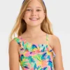 Girls' 'Shoreline Bloom' Floral Printed One Piece Swimsuit - Cat & Jack™ -CAT & JACK Shop GUEST 6c27e924 c815 4ffd b3d0 40c6c6779fcc