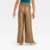 Girls' Dressy Wide Leg Holiday Pants - Cat & Jack™ Metallic Gold -CAT & JACK Shop GUEST 6d554437 76d3 4485 a2cf 5ac804266bd5