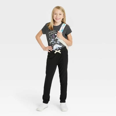 Girls' Cozy Jogger Pants - Cat & Jack™ 2 Girls' Cozy Jogger Pants - Cat & Jack™ - Image 2