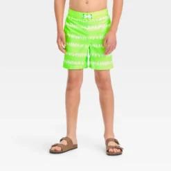 Boys' Striped Swim Shorts - Cat & Jack™ Lime Green -CAT & JACK Shop GUEST 720943f0 cdbb 4ff6 948b cd3be027e02e