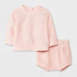 Baby Girls' Chenille Sweater Top & Bottom Set - Cat & Jack™ Pink -CAT & JACK Shop GUEST 76443ec9 f63b 4c8b 9604 c51c9a7d765b