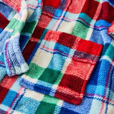 Toddler Boys' Plaid Robe - Cat & Jack™ Red 3 Toddler Boys' Plaid Robe - Cat & Jack™ Red - Image 3