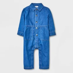 Baby Boys' Denim Coveralls - Cat & Jack™ Medium Wash -CAT & JACK Shop GUEST 78ed0f20 3a2a 4788 a9ff 5473ca948550