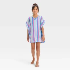 Girls' Striped Cover Up Top - Cat & Jack™ Blue -CAT & JACK Shop GUEST 7a01850a 9896 4311 b00a 80593dbba292