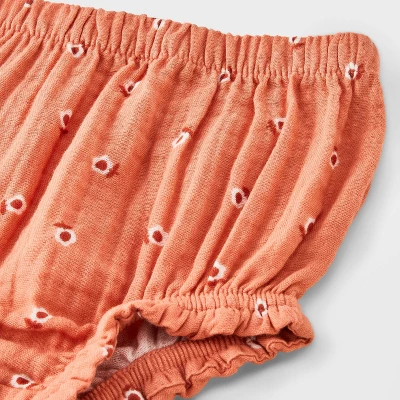 Baby Girls' Short Sleeve Gauze Short Set - Cat & Jack™ 3 Baby Girls' Short Sleeve Gauze Short Set - Cat & Jack™ - Image 3