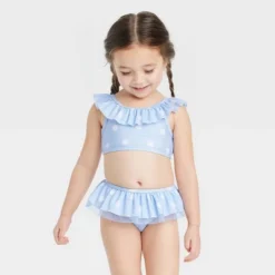 Toddler Girls' Polka Dots Bikini Set - Cat & Jack™ Blue -CAT & JACK Shop GUEST 7eef5c05 0239 4231 988a 5b73a97a2a81