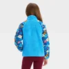 Girls' Faux Shearling Quarter Zip Sweatshirt - Cat & Jack™
