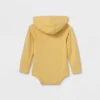 Toddler Girls' Adaptive Hooded Adjustable Long Sleeve Bodysuit - Cat & Jack™ Light Mustard Yellow -CAT & JACK Shop GUEST 81d274a1 8032 4fd2 a9d2 4a2c9a9b5018