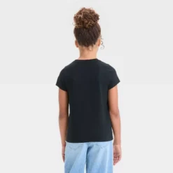 Girls' Short Sleeve Solid T-Shirt - Cat & Jack™