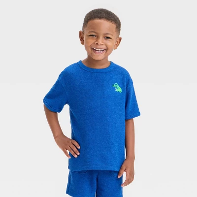 Toddler Boys' Short Sleeve French Terry T-Shirt And Shorts Set - Cat & Jack™ 2 Toddler Boys' Short Sleeve French Terry T-Shirt And Shorts Set - Cat & Jack™ - Image 2