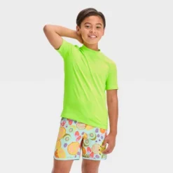 Boys' Solid Rash Guard Top - Cat & Jack™ Lime Green 5 Boys' Solid Rash Guard Top - Cat & Jack™ Lime Green -CAT & JACK Shop GUEST 85e4ffd1 4593 4c51 89cd c37dc48794f5