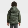 Toddler Boys' Camo 3-in-1 Snowplay Jacket - Cat & Jack™ Olive Green