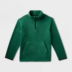 Boys' Adaptive Fleece Mock Neck Top - Cat & Jack™ Forest Green -CAT & JACK Shop GUEST 8fc5e0ca 9cf6 41d7 80f1 b106a9c642d5