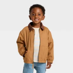 Toddler Boys' Corduroy Collar Workwear Jacket - Cat & Jack™ Brown -CAT & JACK Shop GUEST 96926c61 c9fa 4553 bfeb ae9660a6724d