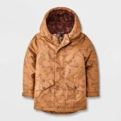 Toddler Boys' Dino Printed Hooded Parka Jacket - Cat & Jack™ Brown 7 Toddler Boys' Dino Printed Hooded Parka Jacket - Cat & Jack™ Brown -CAT & JACK Shop GUEST 973dd32b 15ea 4acc a45b 82c33a9fdbd6