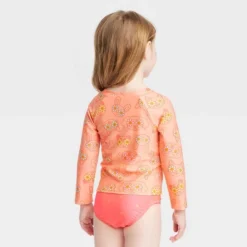 Toddler Girls' Floral Rash Guard Set - Cat & Jack™ Orange -CAT & JACK Shop GUEST 9893b616 9448 4839 80a5 bc2d0b0fe300