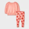 Baby Girls' 2pc Fleece Sweatshirt & Jogger Pants Set - Cat & Jack™