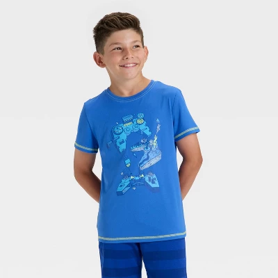 Boys' 2pc Short Sleeve Pajama Set - Cat & Jack™ 2 Boys' 2pc Short Sleeve Pajama Set - Cat & Jack™ - Image 2