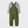 Baby 2pc Long Sleeve Bodysuit & Overalls Set - Cat & Jack™ Olive Green -CAT & JACK Shop GUEST 9b8bf708 9b30 4d99 a4dc 771eb5bbb69e