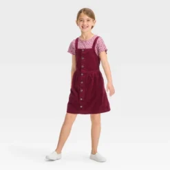 Girls' Corduroy Skirtall - Cat & Jack™ Red -CAT & JACK Shop GUEST 9c97deb9 2f45 4740 91c3 f15014effa1f