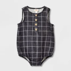 Baby Striped Gauze Tank Henley Romper - Cat & Jack™ Gray 7 Baby Striped Gauze Tank Henley Romper - Cat & Jack™ Gray -CAT & JACK Shop GUEST 9e4f8235 e8ab 4906 9e8a 732f1161e1a5
