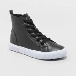 Boys' Glenn High-Top Sneakers - Cat & Jack™ Black -CAT & JACK Shop GUEST 9f203d1f 8d49 4011 8933 421f87f1a793