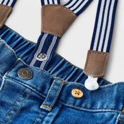 Baby Boys' Denim Shorts Henley Suspender Set - Cat & Jack™ Burgundy -CAT & JACK Shop GUEST 9fea57b1 39c4 44a8 aaac 3fdd0cebaad9
