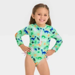 Toddler Girls' Long Sleeve One Piece Swimsuit - Cat & Jack™ -CAT & JACK Shop GUEST a369fe62 99bb 494f 97e6 84150641f64c