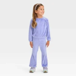 Toddler Girls' Flare Velour Top & Bottom Set - Cat & Jack™ Light Purple -CAT & JACK Shop GUEST a7056e24 e542 4d3f 8bed 7a39b2bf0899